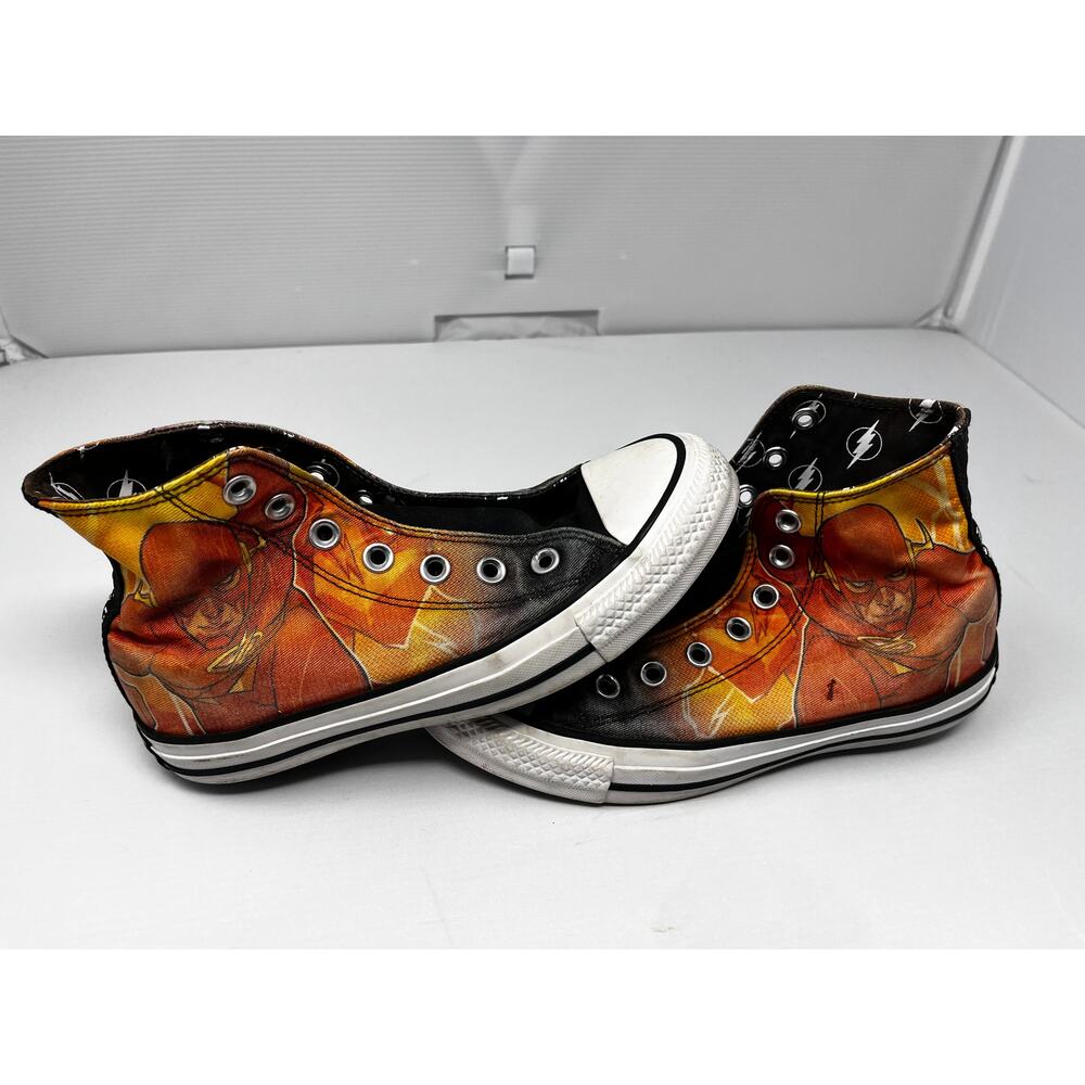 Converse DC Comics Rebirth The Flash Vol. 1 Mens 4 Wo's 6 Pre-Owned with Stain - Picture 4 of 15